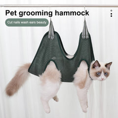 Pet Grooming Hammock Harness for Cats and Dogs – Nail Trimming Aid