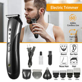 Men Electric Hair Clipper Set – full kit view