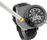 Military USB Lighter Watch for Men – Windproof Rechargeable