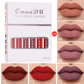 6-Pack Waterproof Matte Lipstick Set in Box