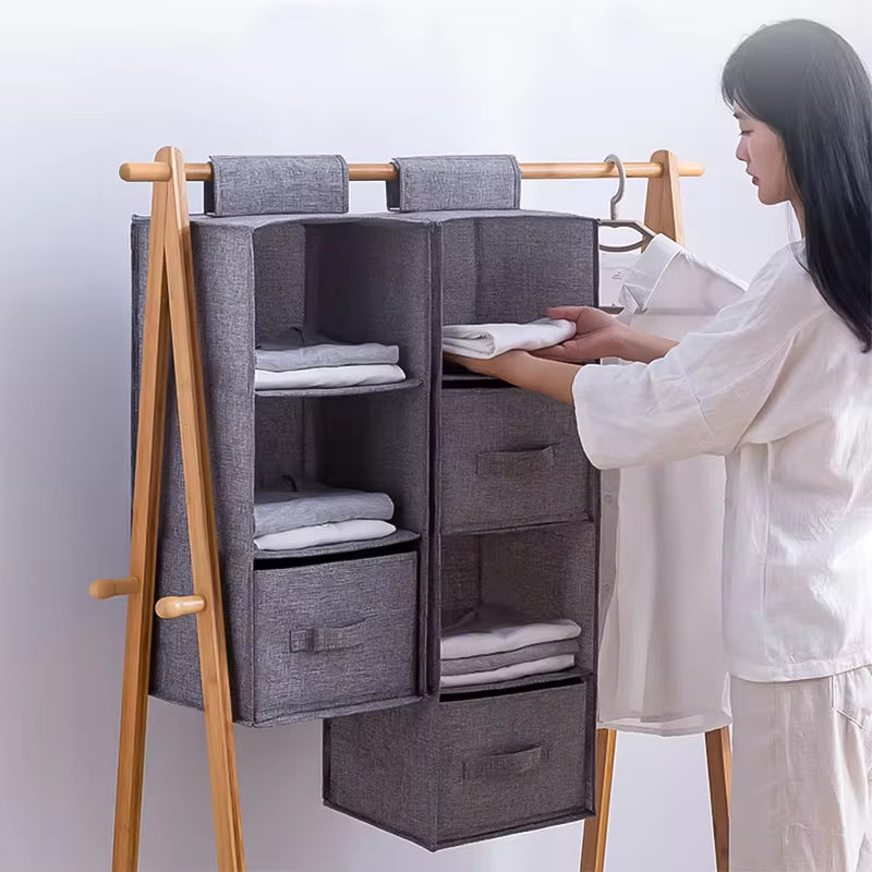 Drawer Option of Hanging Closet Storage Bag