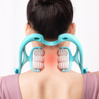 Manual Neck Massager Roller Tool – full product view
