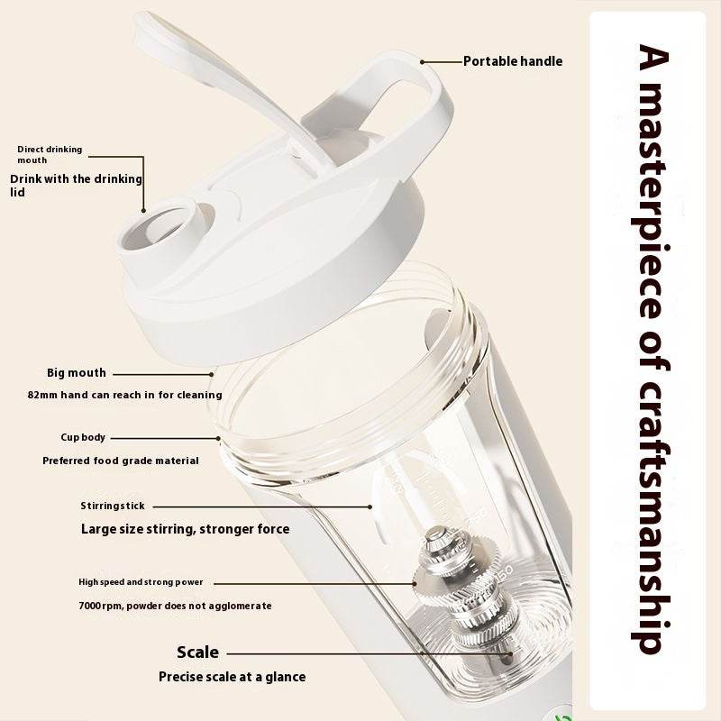 Automatic Electric Shaker Cup – portable design for gym