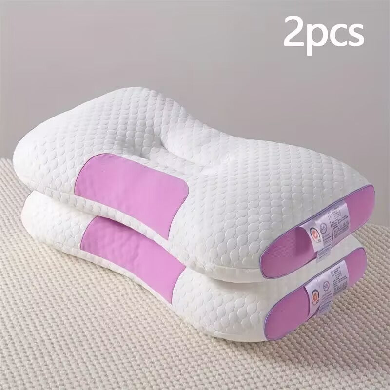 YBZ 3D Knitted Cotton Massage Pillow 2 Pack – Pain Relief Pillow