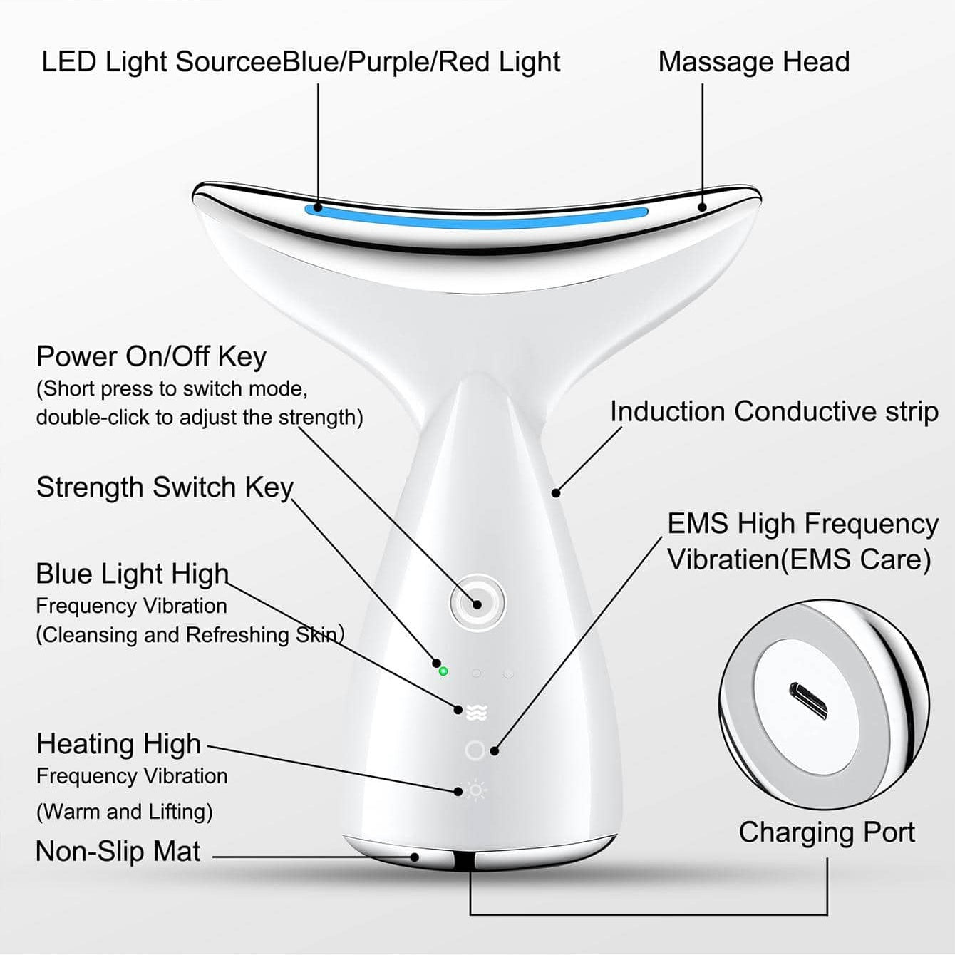 Face and Neck Tightening Device beauty tool for neck