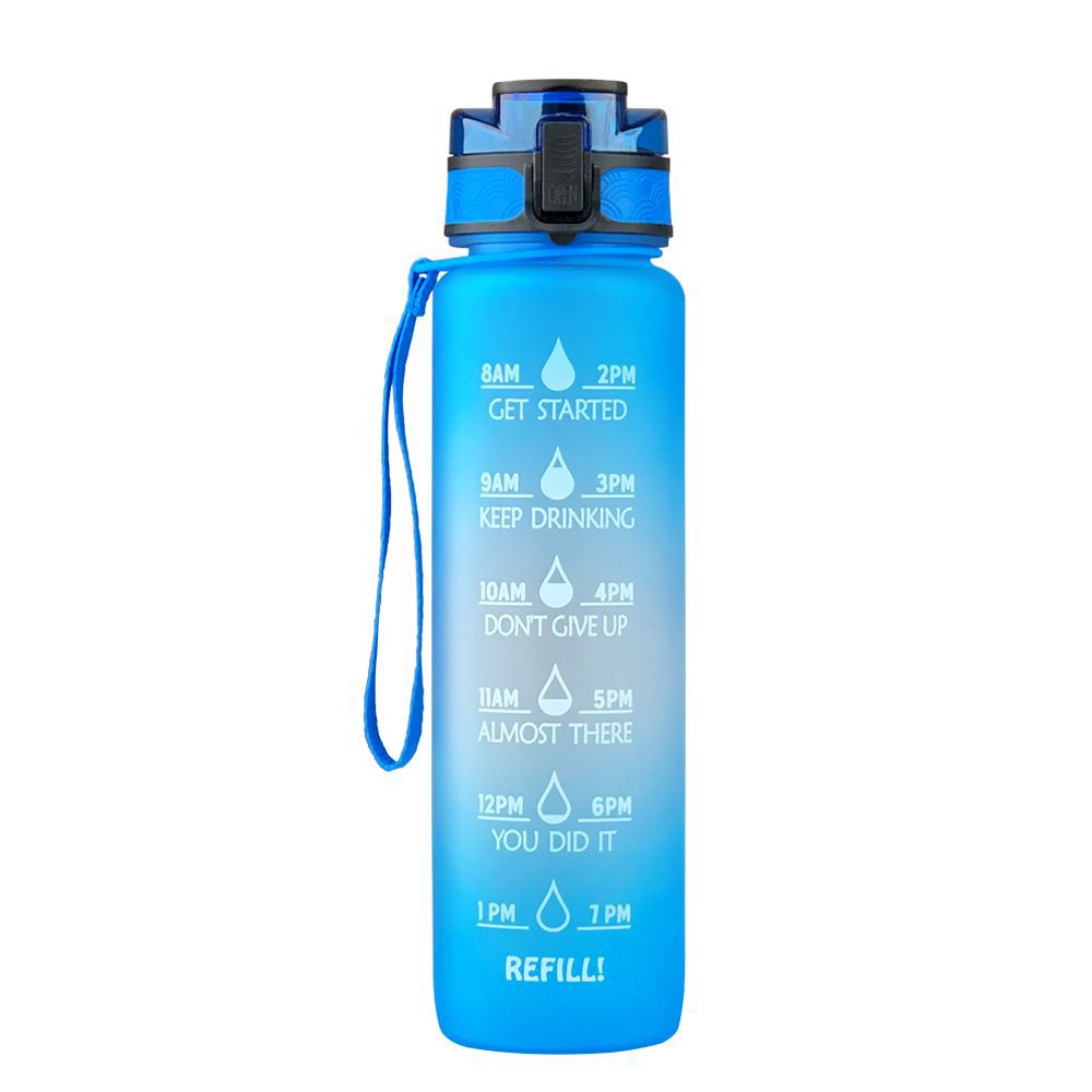 1000ml transparent kawaii water bottle BPA free lifestyle use