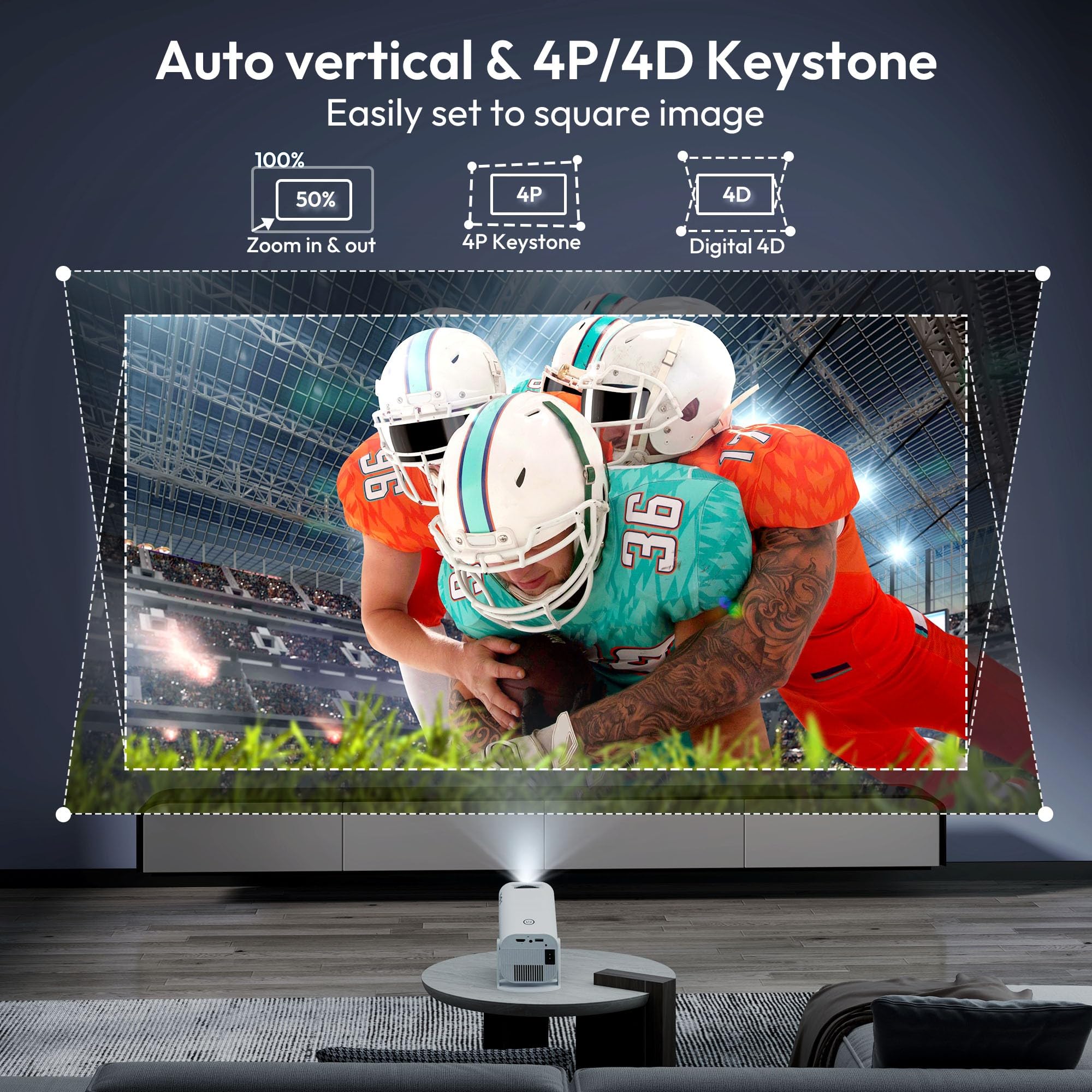 Mini LED Projector P330 LED display technology