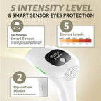 Professional IPL Laser Hair Removal ergonomic handle