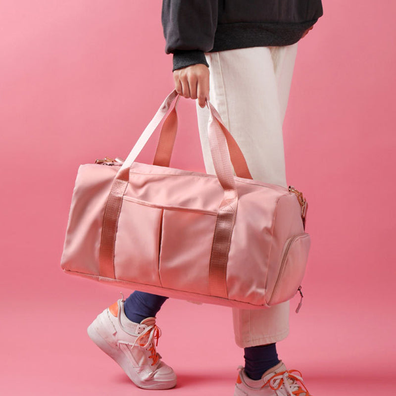 Waterproof Fitness Travel Duffel Bag – separate shoe compartment