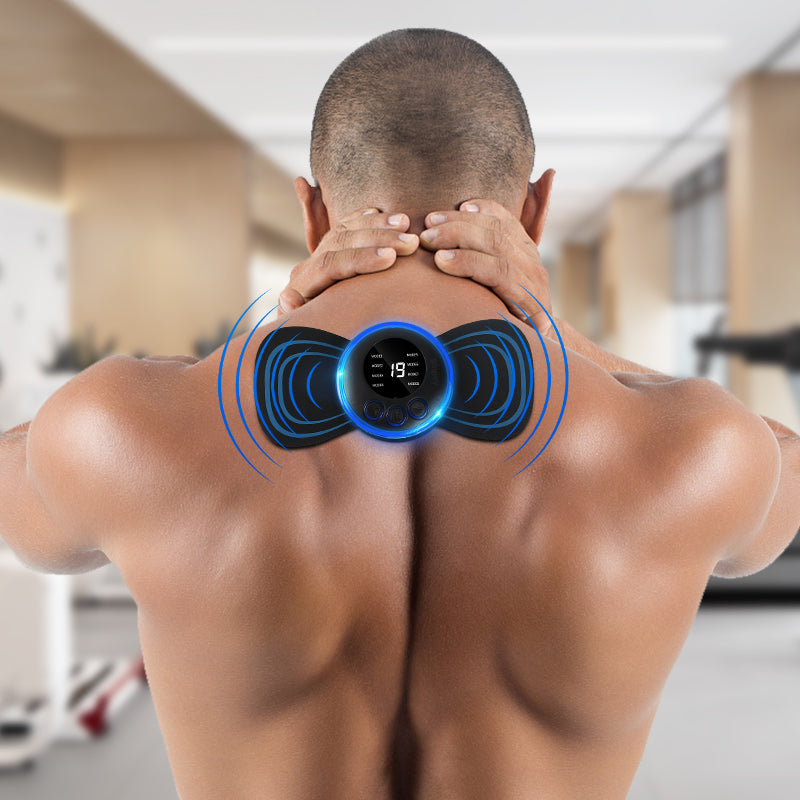 Portable EMS Neck and Shoulder Massager – 19 gears adjustable
