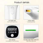 Professional IPL Laser Hair Removal 5 adjustable levels