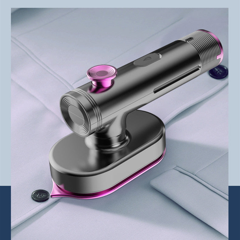 Close‑up of Handheld Garment Steamer steam output