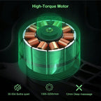 Close‑up of Deep Tissue Massage Gun ergonomic grip