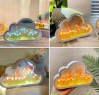 Tulip Flower Lamp LED Night Light on bedside table