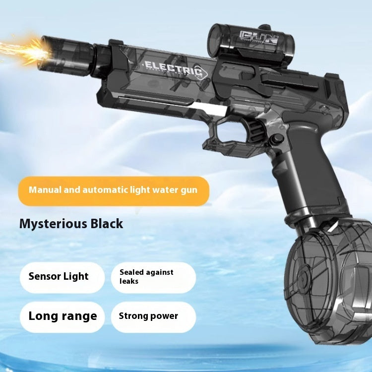 Electric Water Gun beach water battle scene