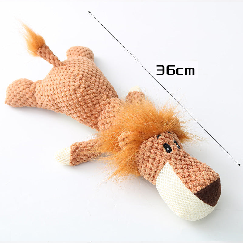 Plush Cartoon Puppy Dog Chew Toy Pet Dog Accessories