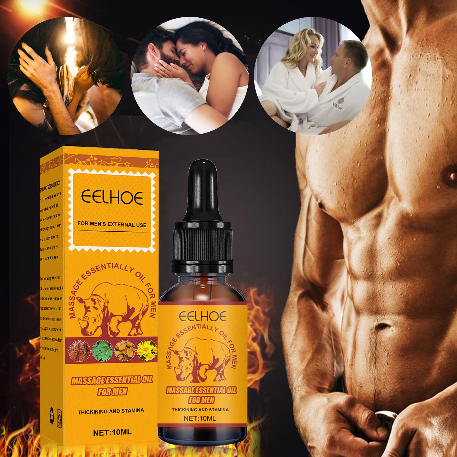 Men’s Massage Essential Oil – Body Care Oil