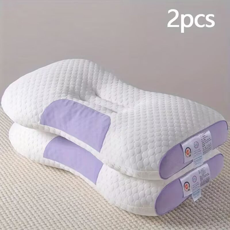 YBZ 3D Knitted Cotton Massage Pillow 2 Pack – Pain Relief Pillow