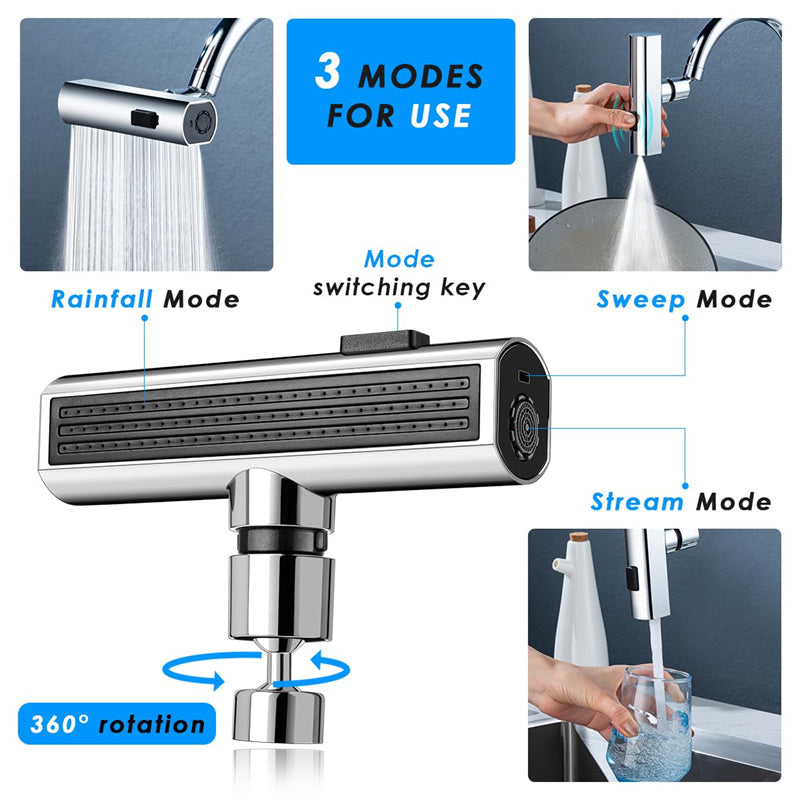 Kitchen sink with Kitchen Faucet Aerator attachment