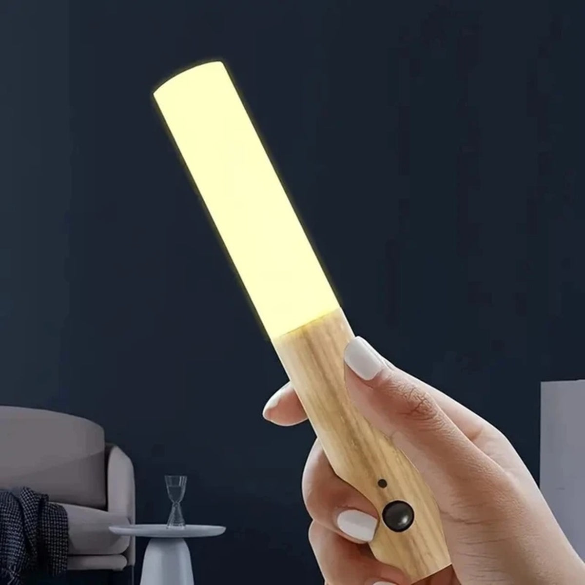 Magnetic Motion Sensor Night Light Rechargeable for Bedroom