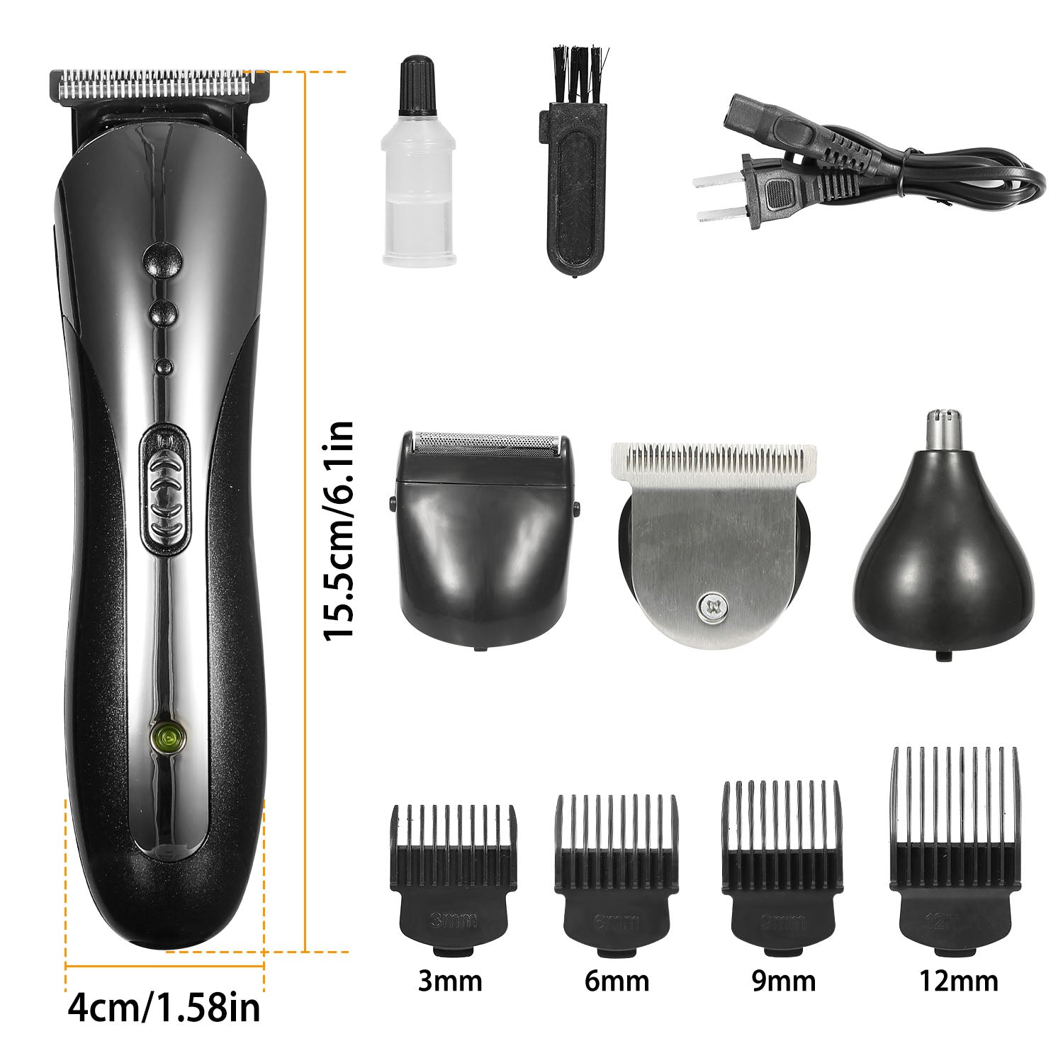 Men Electric Hair Clipper Set – beard trimming function