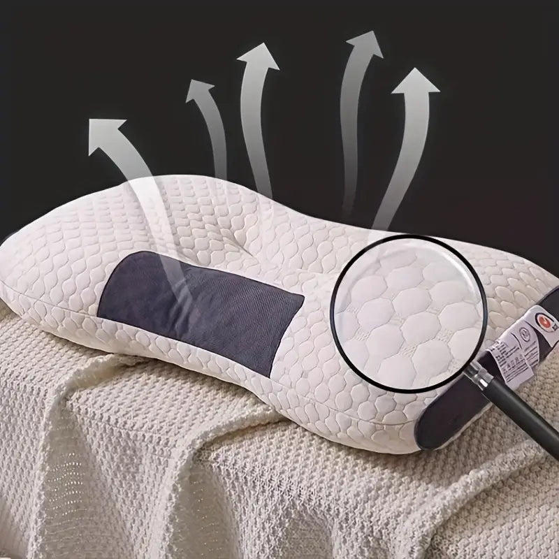 YBZ 3D Knitted Cotton Massage Pillow 2 Pack – Travel Comfort