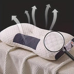 YBZ 3D Knitted Cotton Massage Pillow 2 Pack – Travel Comfort
