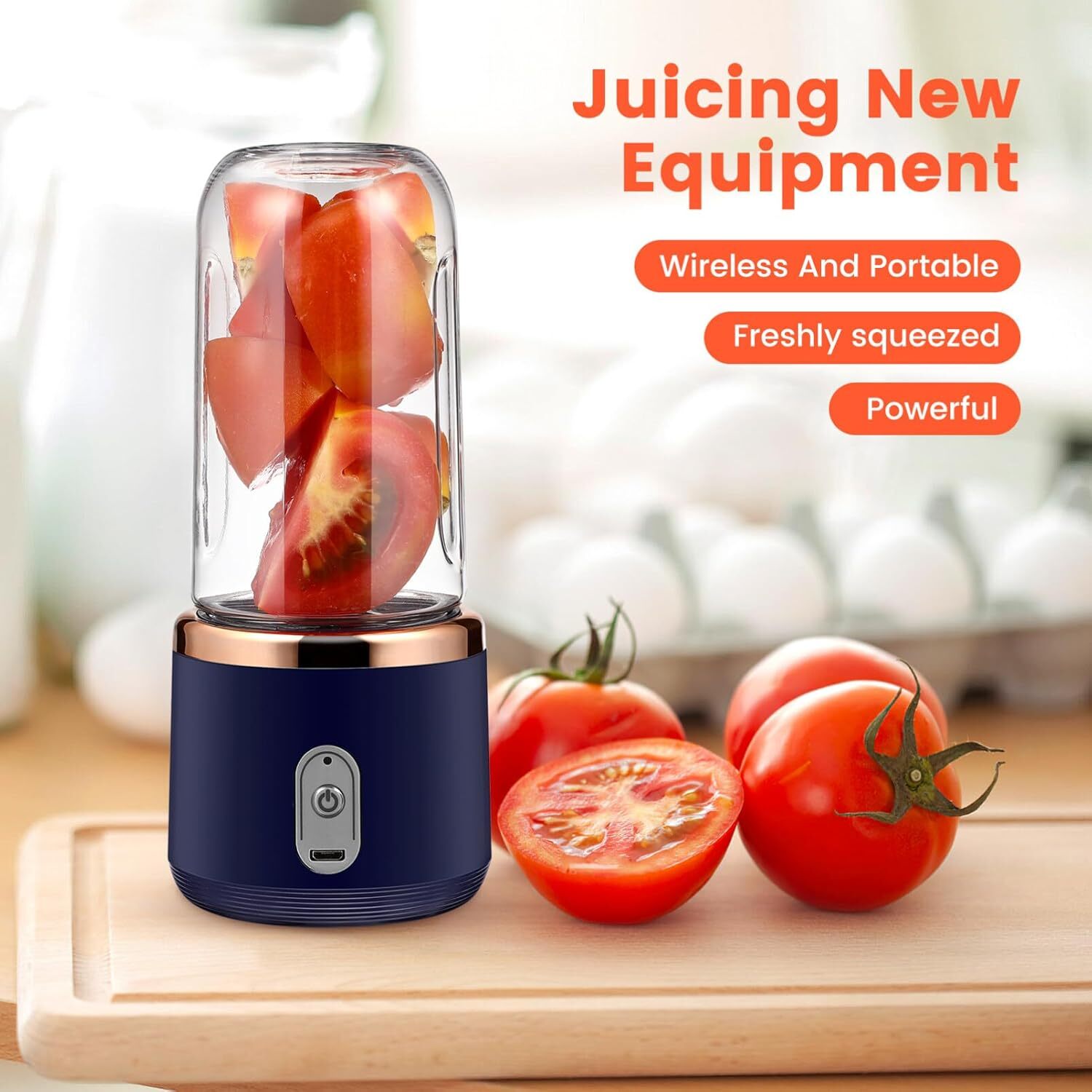 Portable Rechargeable Blender for Travel and Gym