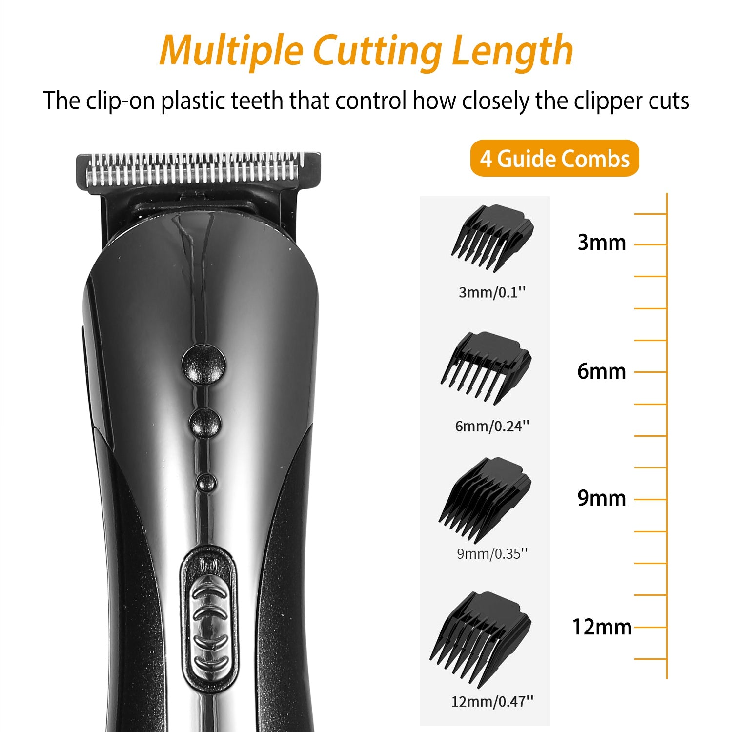 Men Electric Hair Clipper Set – ergonomic handle