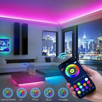 5050 RGB LED Strip Bluetooth Remote Controller View