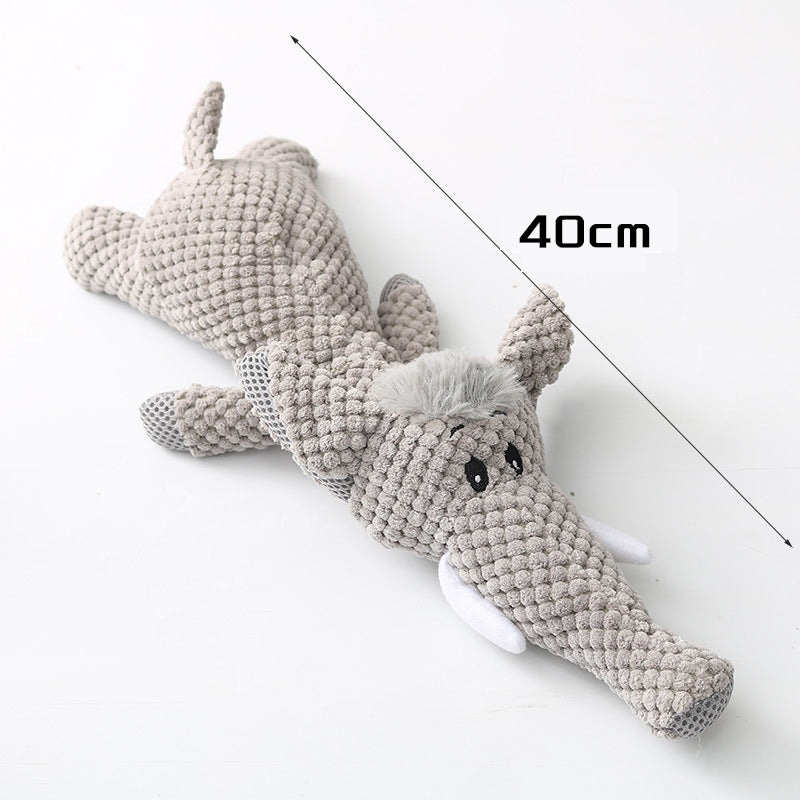 Plush Cartoon Puppy Dog Chew Toy Pet Dog Accessories