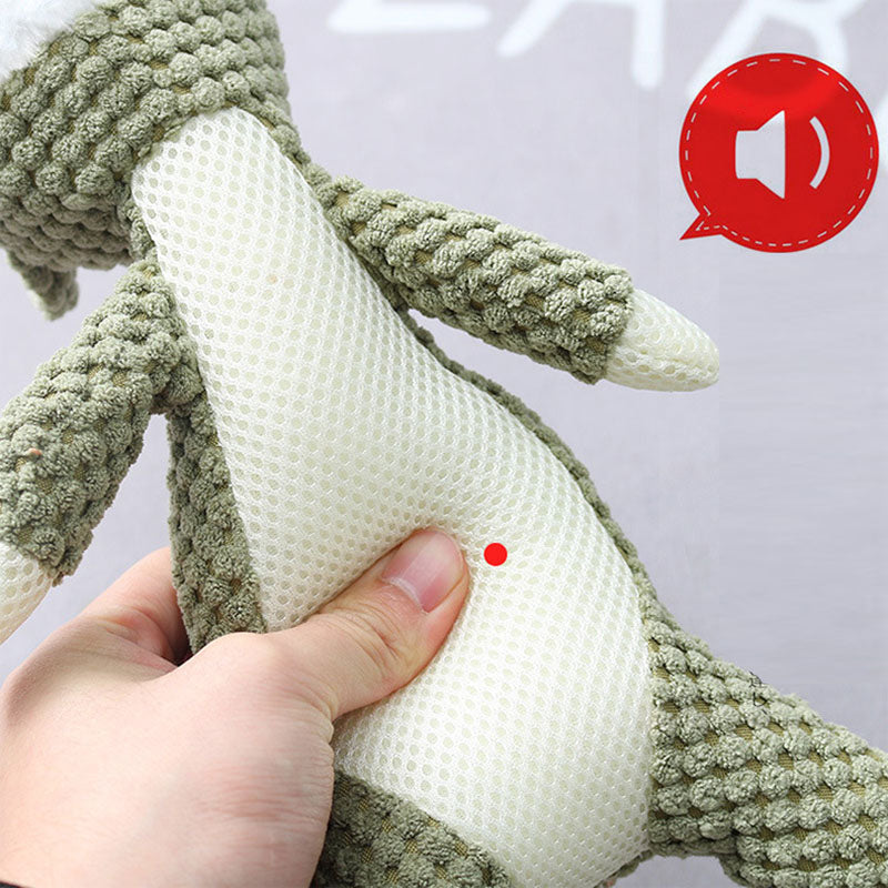 Plush Cartoon Puppy Dog Chew Toy for Small Dogs