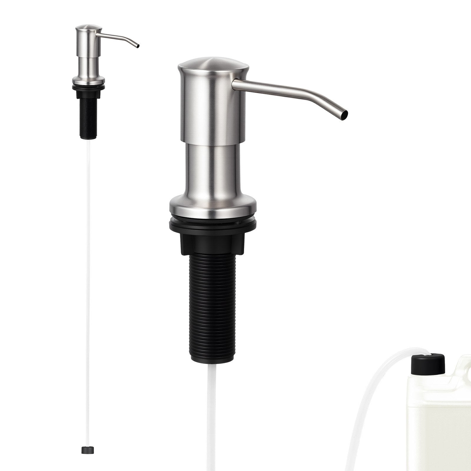 Built-In Soap Dispenser for Kitchen Sink – Smooth Pump