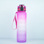 1000ml Transparent Kawaii Water Bottle BPA Free – lifestyle photo with fruit infusion