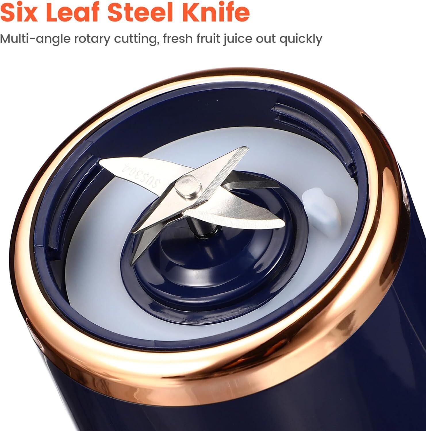 Portable Rechargeable Blender on Office Desk