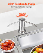 Built-In Soap Dispenser for Kitchen Sink – Top Fill Design