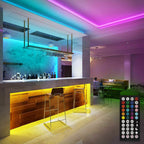 5050 RGB LED Strip Bluetooth Remote with Smartphone App