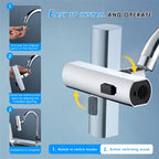 Kitchen sink with Kitchen Faucet Aerator attachment