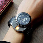 Military USB Lighter Watch for Men – Stylish Military Design