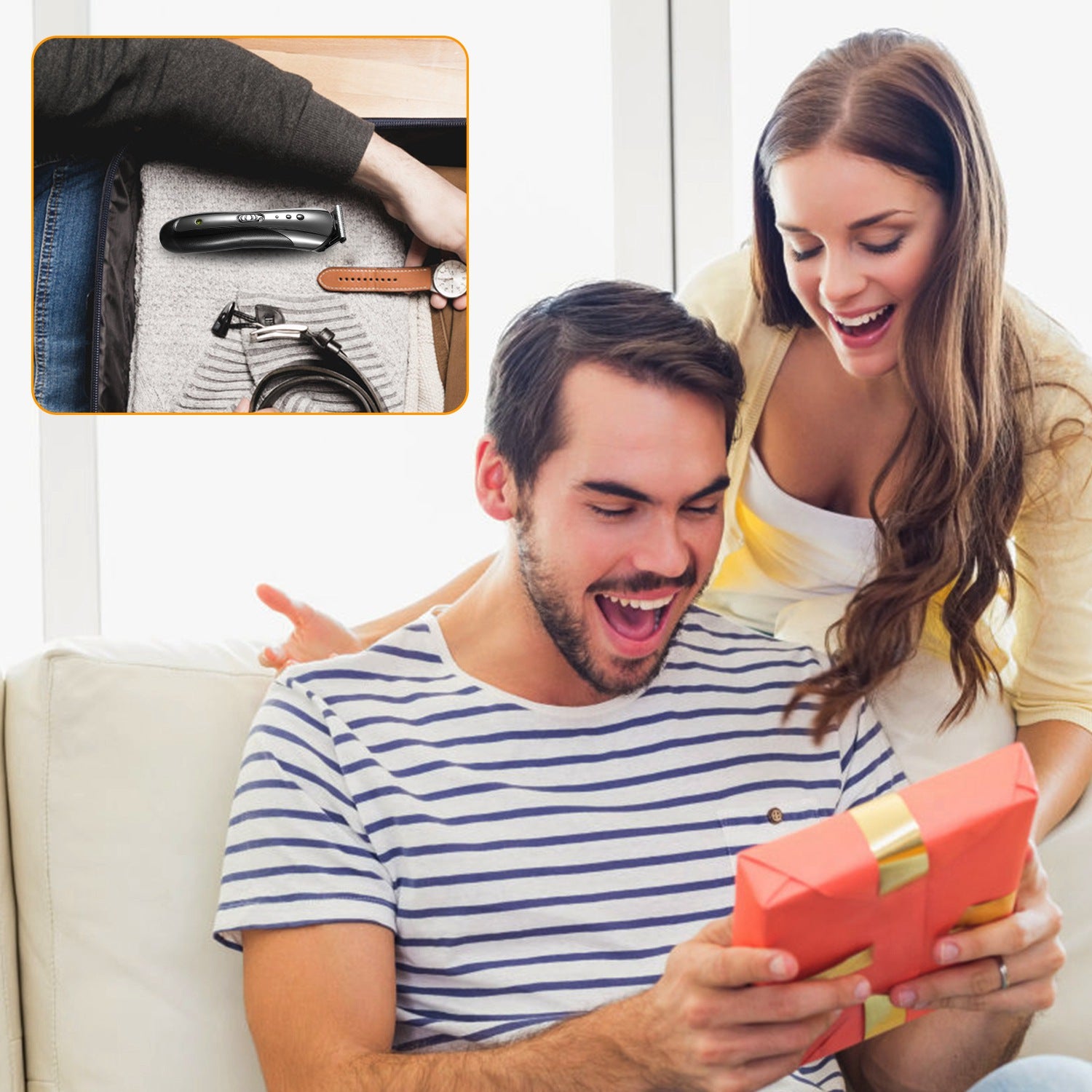 Men Electric Hair Clipper Set – hair clipping mode