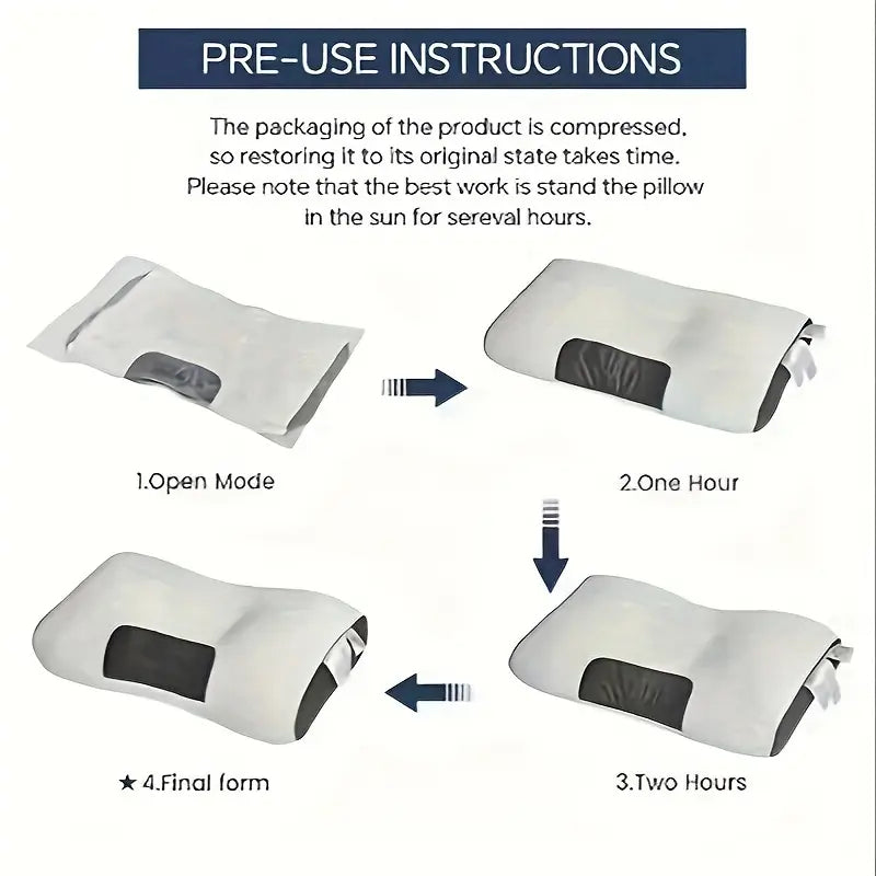 YBZ 3D Knitted Cotton Massage Pillow 2 Pack – Comfortable Cotton