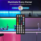 5050 RGB LED Strip Bluetooth Remote Music Sync LED Tape