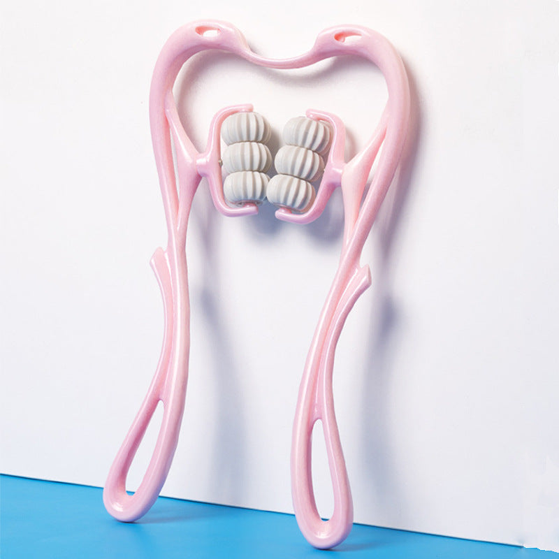 Manual Neck Massager Roller Tool – portable and travel-friendly design